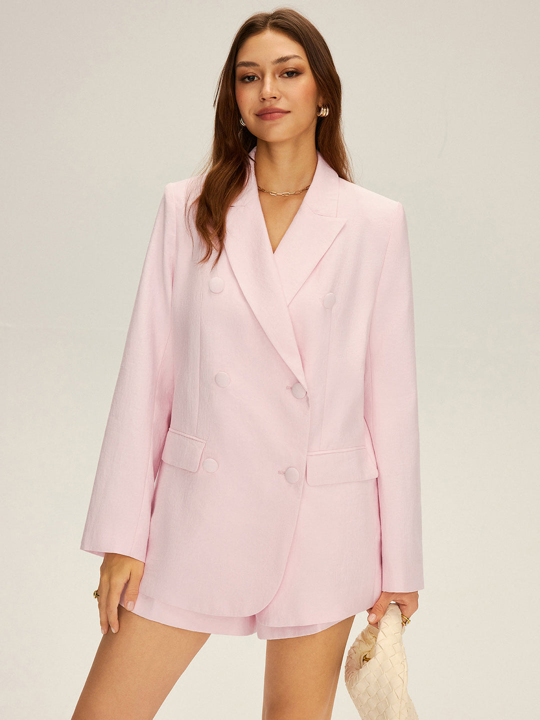 Double-Breasted Oversized Blazer  Liora Lane Boutique Blazers