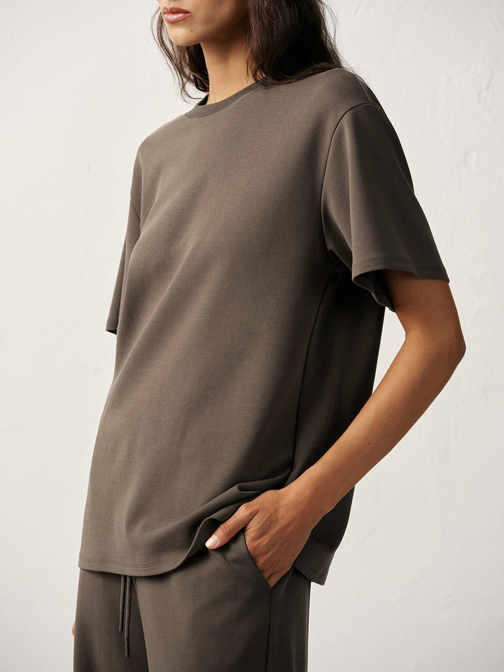 Short Sleeve Crew Neck T-Shirt  Liora Lane Boutique T-Shirts