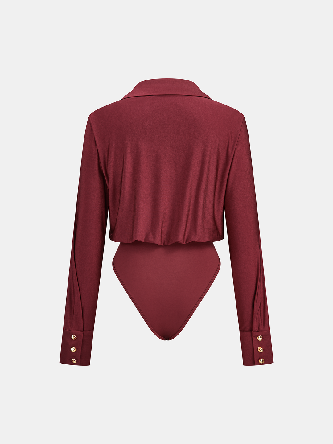 Collared Long Sleeve Bodysuit  Liora Lane Boutique Bodysuits