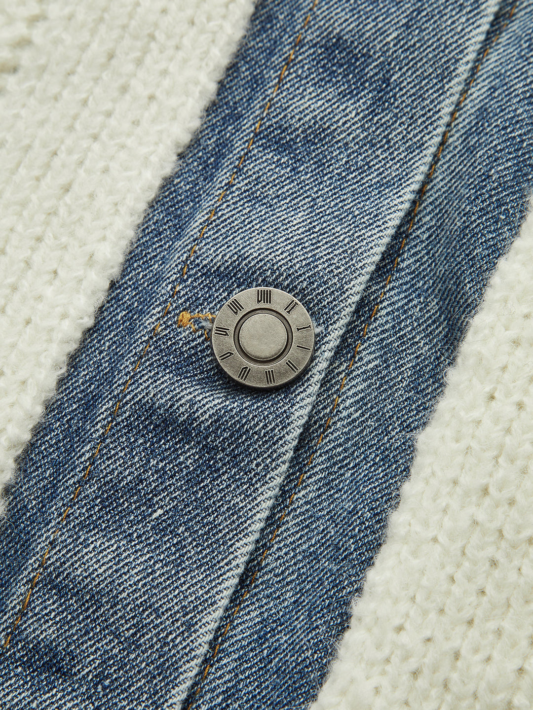 2 in 1 Denim Paneled Cardigan  Liora Lane Boutique Cardigans