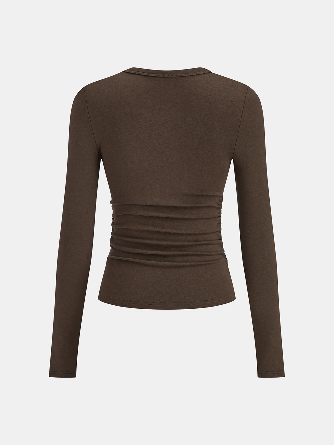 Belt-Decor Asymmetric Long Sleeve T-Shirt  Liora Lane Boutique T-Shirts