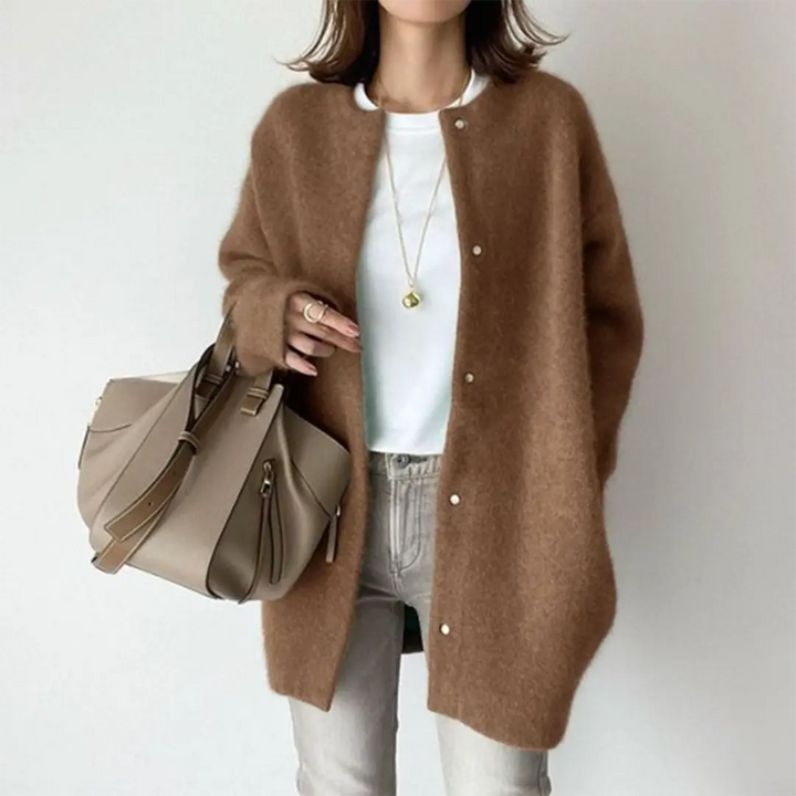 Cozy Luxe Khaki Cardigan Jasmine's Boutique Australia