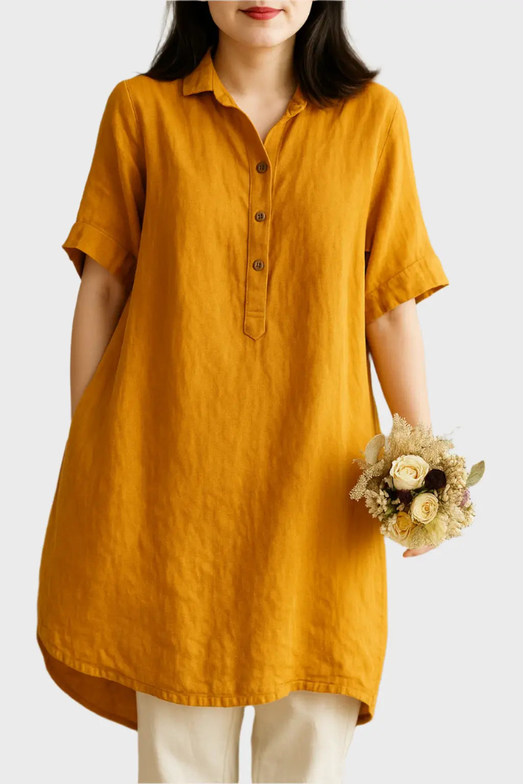 Relaxed Linen Shirt Dress Jasmine's Boutique Australia