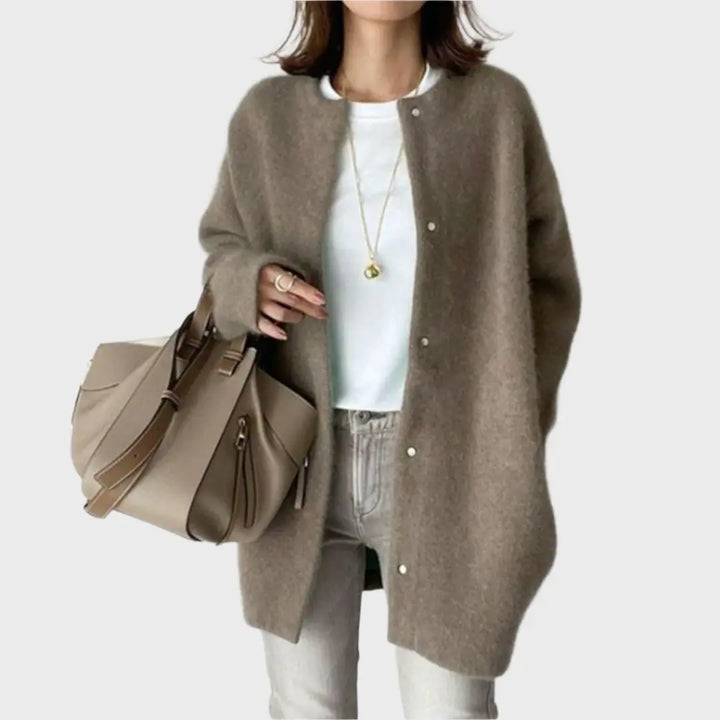 Cozy Luxe Khaki Cardigan Jasmine's Boutique Australia