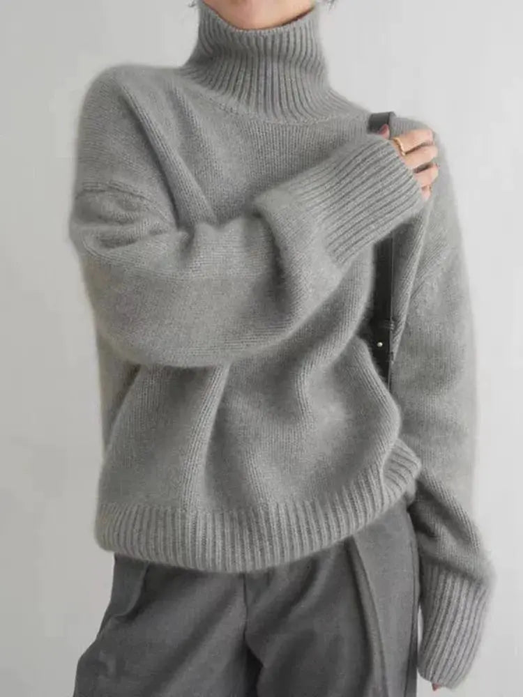 Minimalist Luxe Turtleneck Sweater Jasmine's Boutique Australia