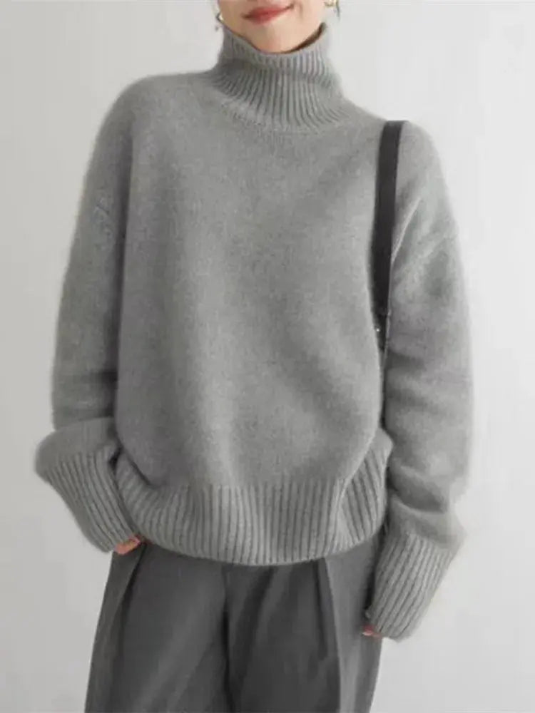 Minimalist Luxe Turtleneck Sweater Jasmine's Boutique Australia