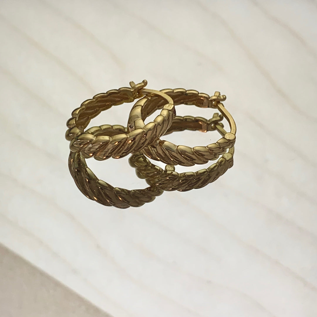 Twist Style Twisted Earrings Jasmine's Boutique Australia