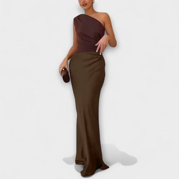 Maxi Dress with Open Shoulder Jasmine's Boutique Australia