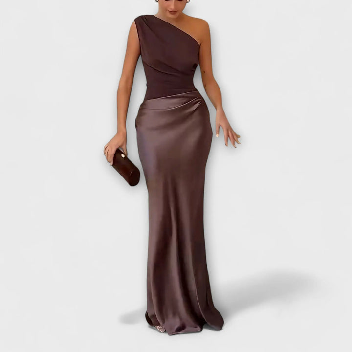 Maxi Dress with One Shoulder Jasmine's Boutique Australia