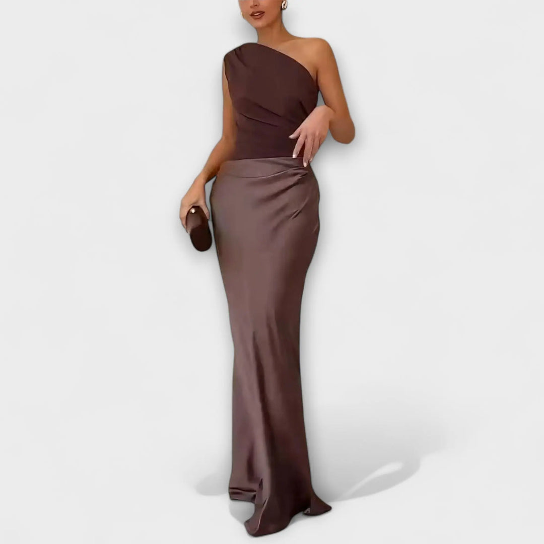 Maxi Dress with Open Shoulder Jasmine's Boutique Australia
