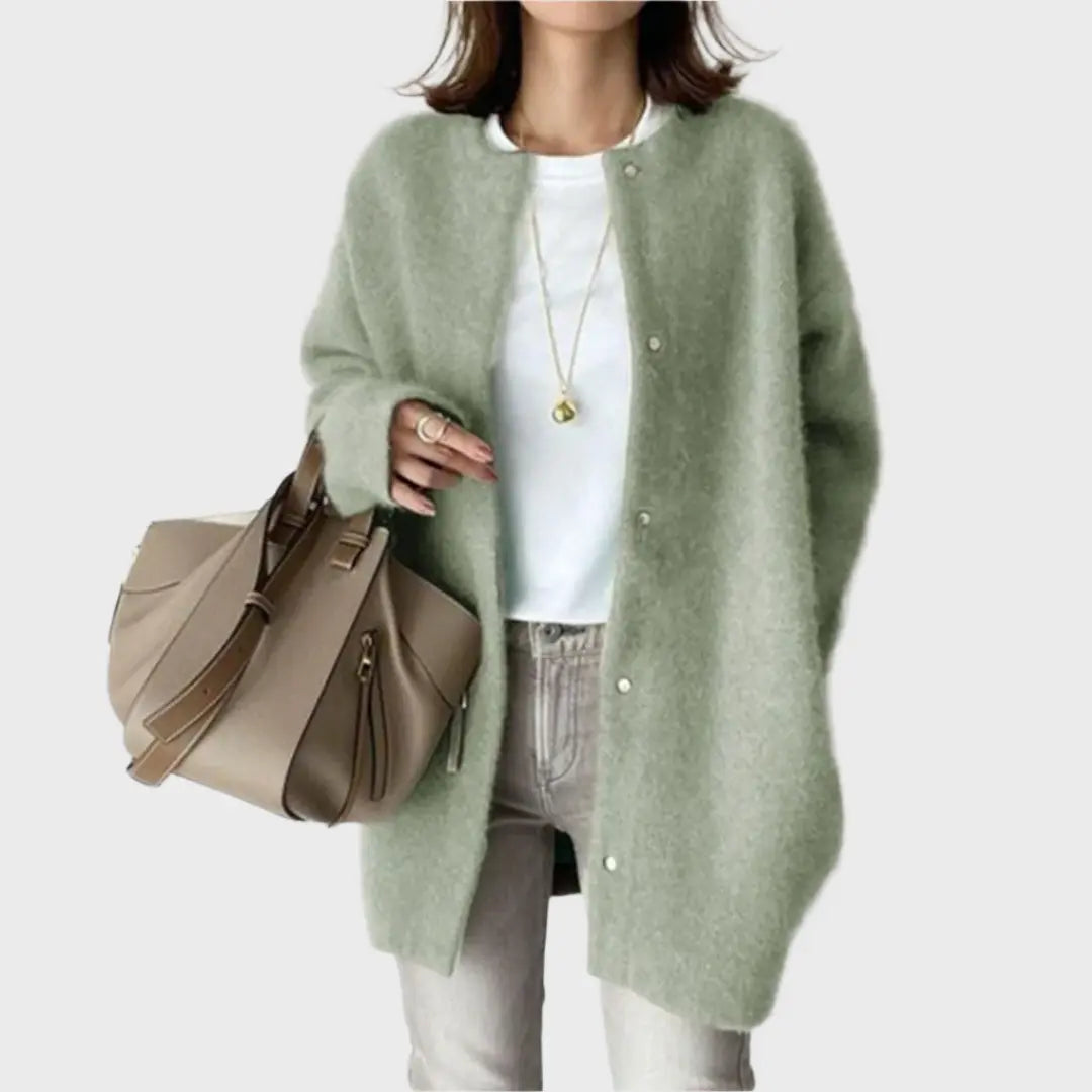 Cozy Luxe Khaki Cardigan Jasmine's Boutique Australia