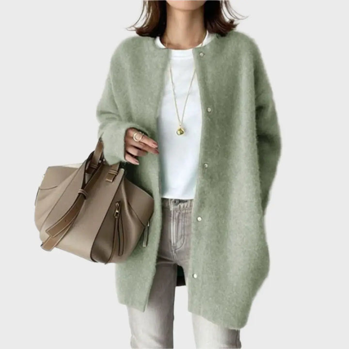 Cozy Luxe Khaki Cardigan Jasmine's Boutique Australia