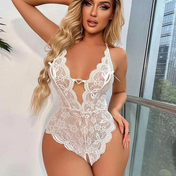 Midnight Desire Lace Teddy Jasmine's Boutique Australia