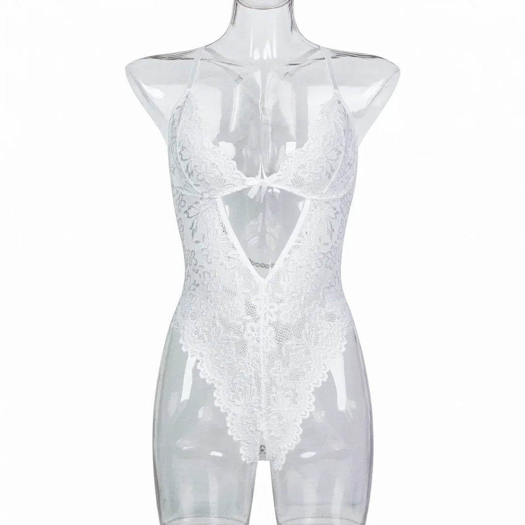 Eternal Bloom White Lace Bodysuit Jasmine's Boutique Australia