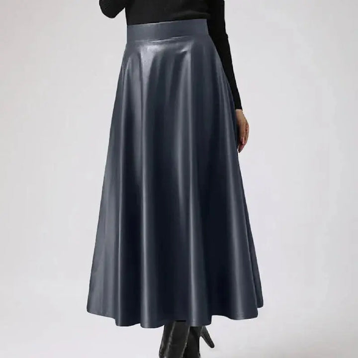 Elegant High-Waist Faux Leather Maxi Skirt Jasmine's Boutique Australia