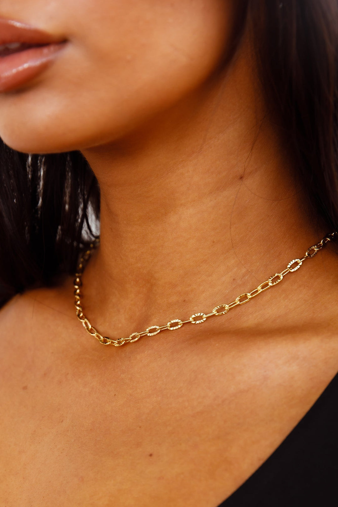 Gold-Plated 18 Karat Chain Necklace Jasmine's Boutique Australia