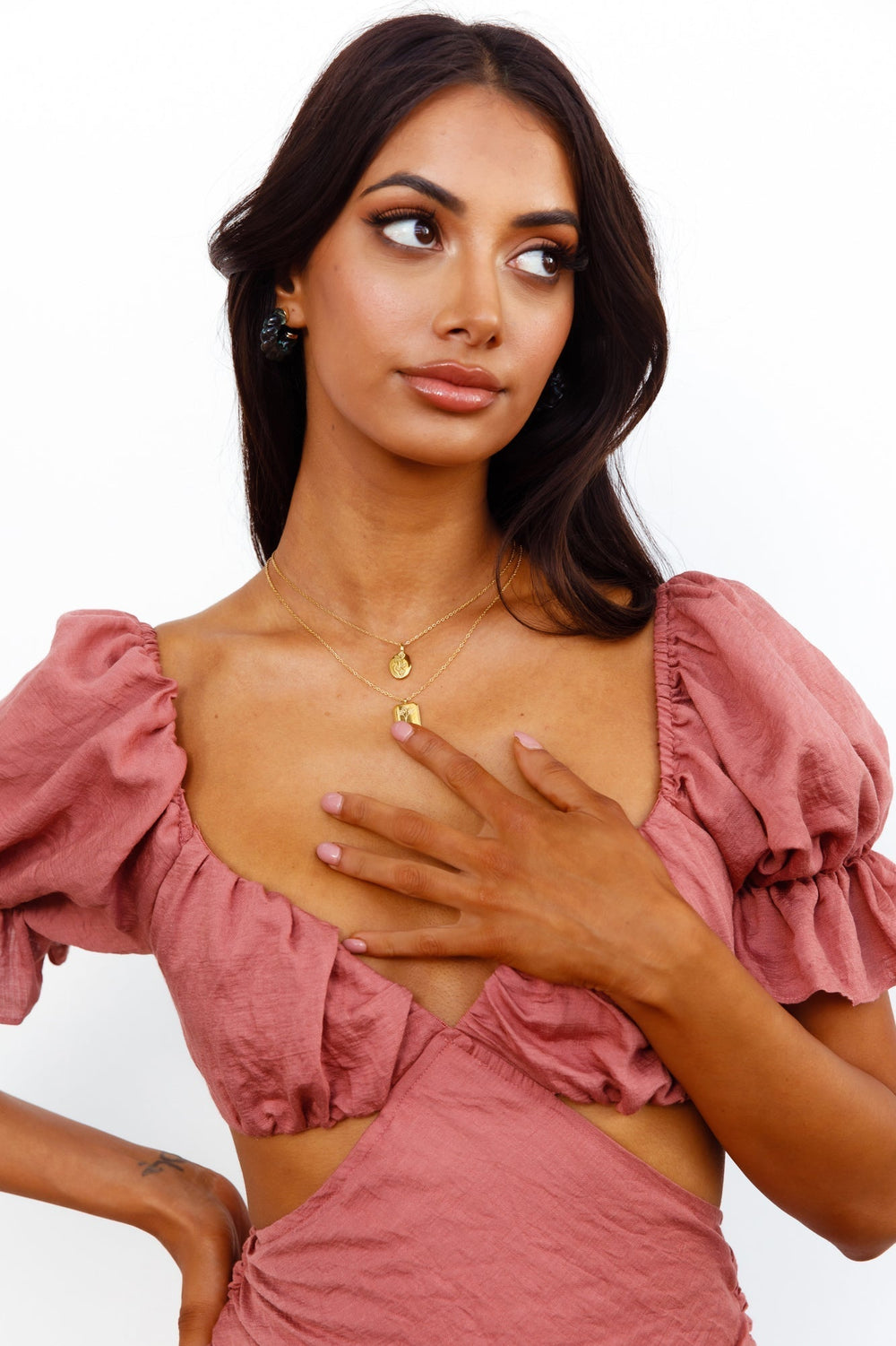 Necklace with Cute Thorns Gold Plated 18 Carat Jasmine's Boutique Australia