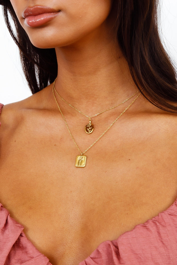 Necklace with Cute Thorns Gold Plated 18 Carat Jasmine's Boutique Australia