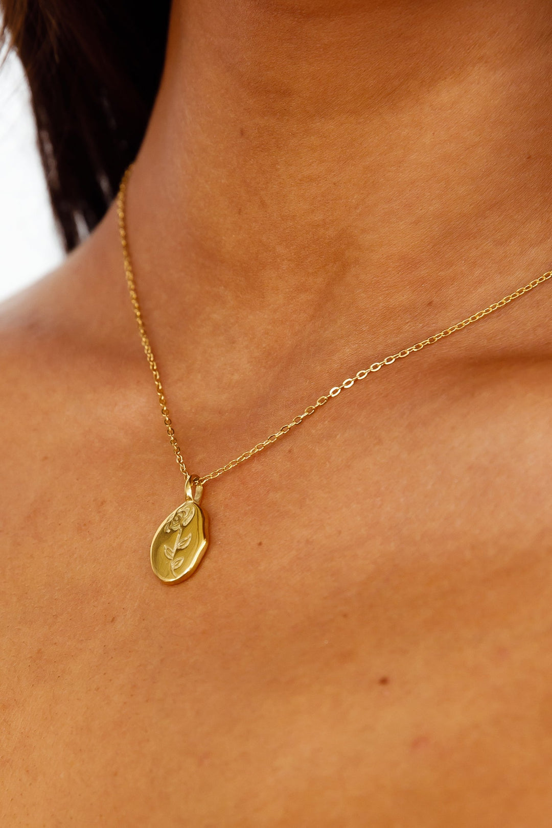 Necklace with Cute Thorns Gold Plated 18 Carat Jasmine's Boutique Australia