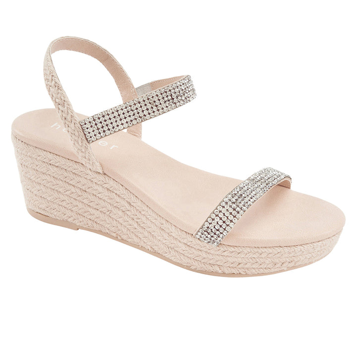 Floral Accent Wedge Sandals Jasmine's Boutique Australia
