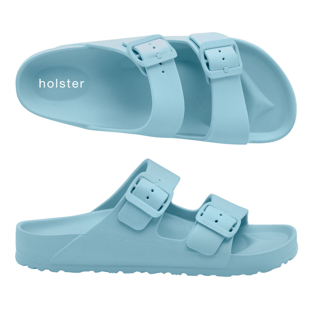 Aqua Breeze Double Buckle Slide Sandals Jasmine's Boutique Australia