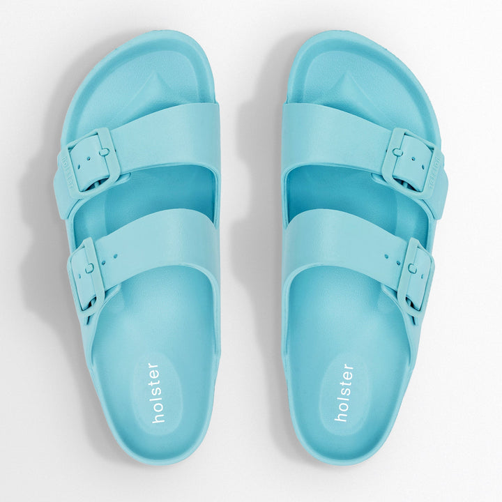 Aqua Breeze Double Buckle Slide Sandals Jasmine's Boutique Australia