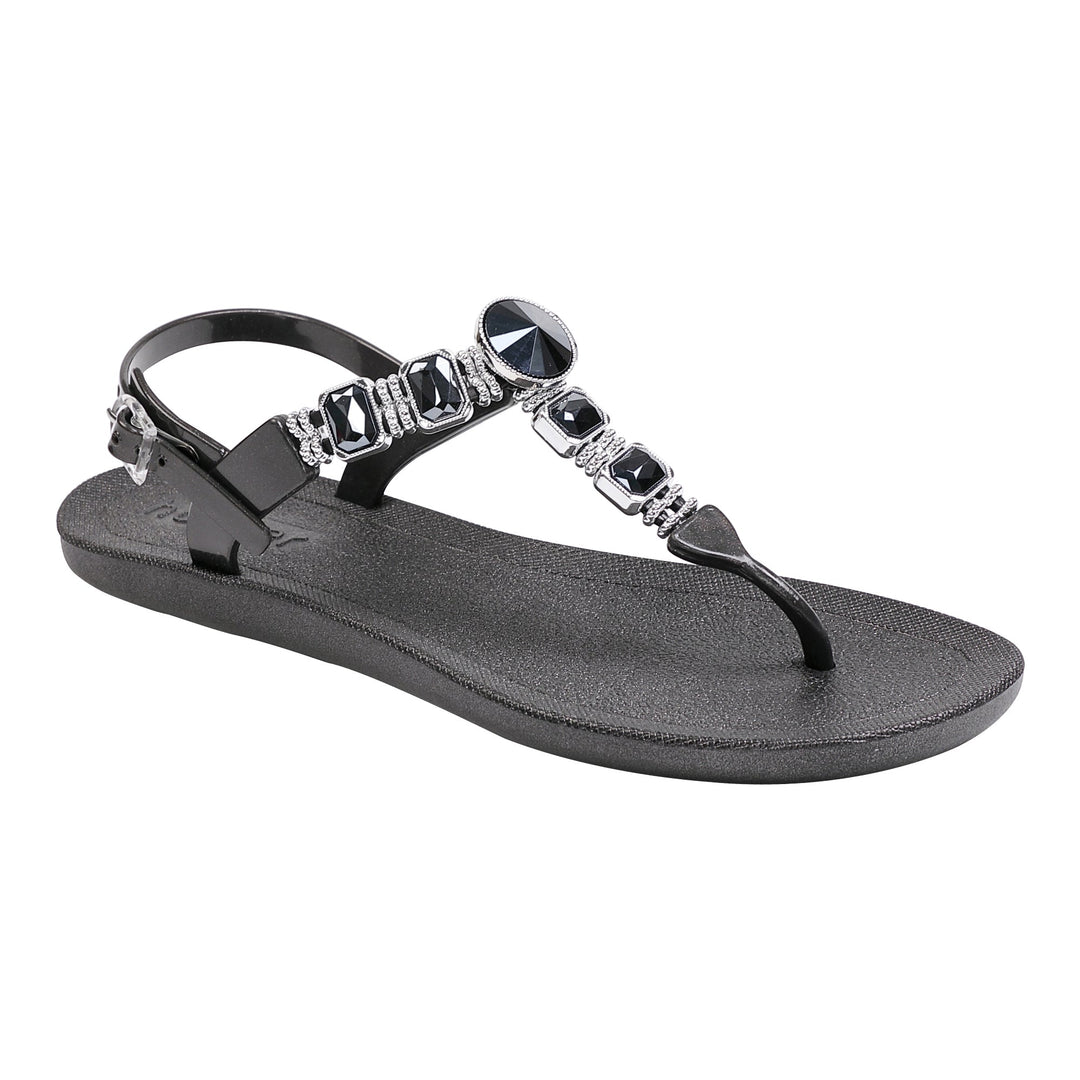 Gemstone T-Strap Sandals Jasmine's Boutique Australia
