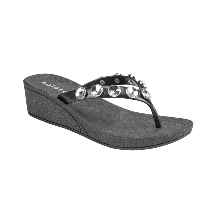 Crystal Shine Wedge Sandals Jasmine's Boutique Australia