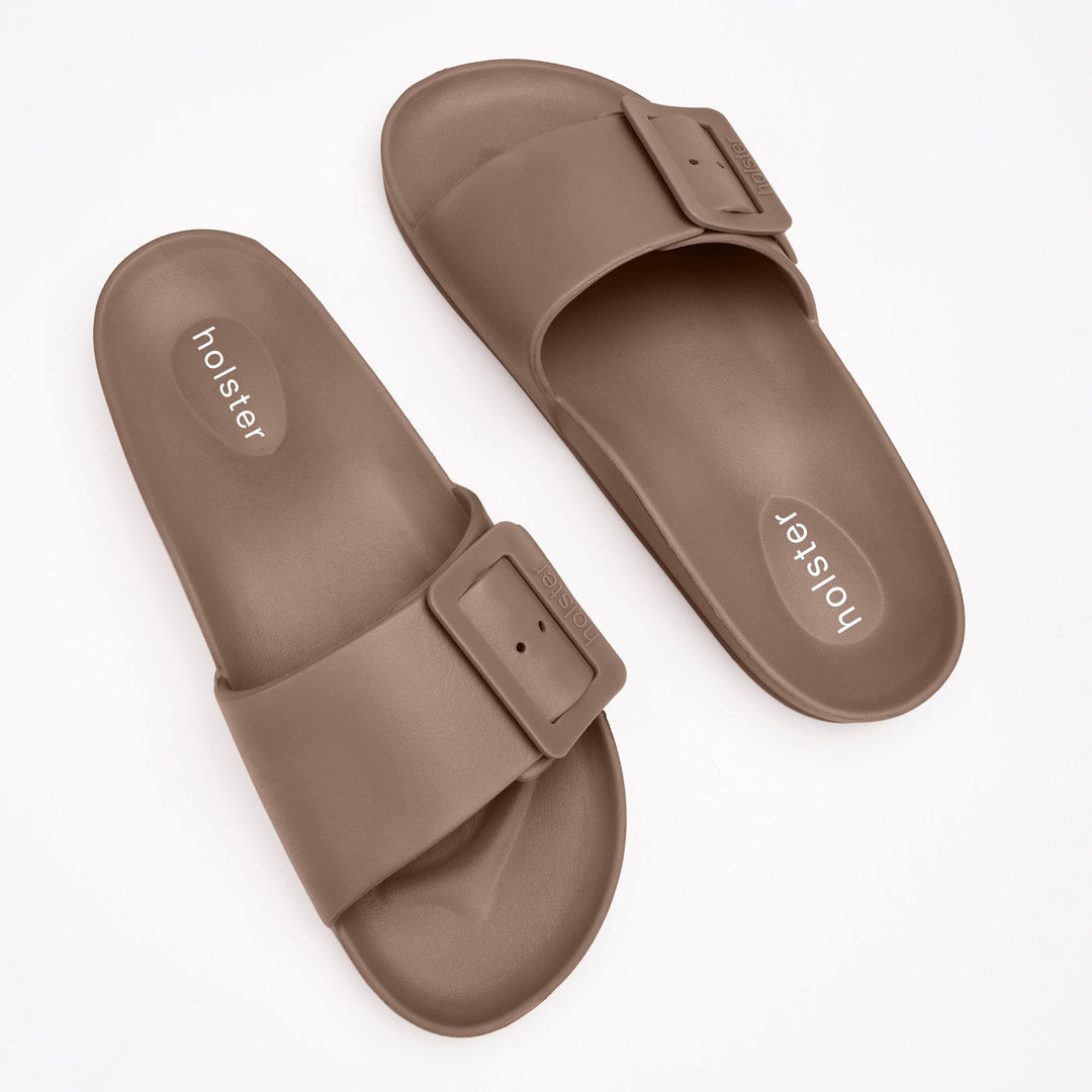 Bold Buckle Slide Sandals Jasmine's Boutique Australia