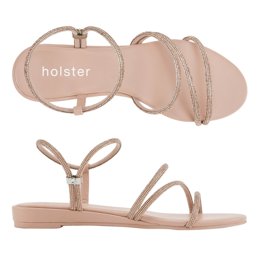 Holster Radiance Nude Strappy Sandals Jasmine's Boutique Australia