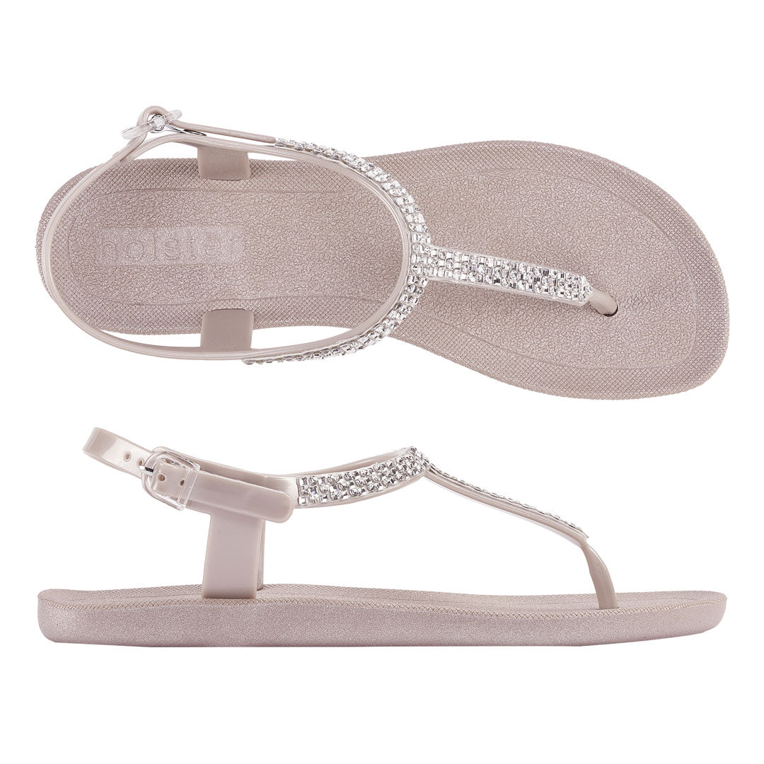 Holster Crystal Chic Charcoal Sandals Jasmine's Boutique Australia