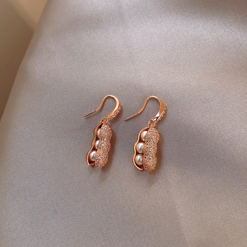 Pearl Chrysalis Earrings in Gold Jasmine's Boutique Australia