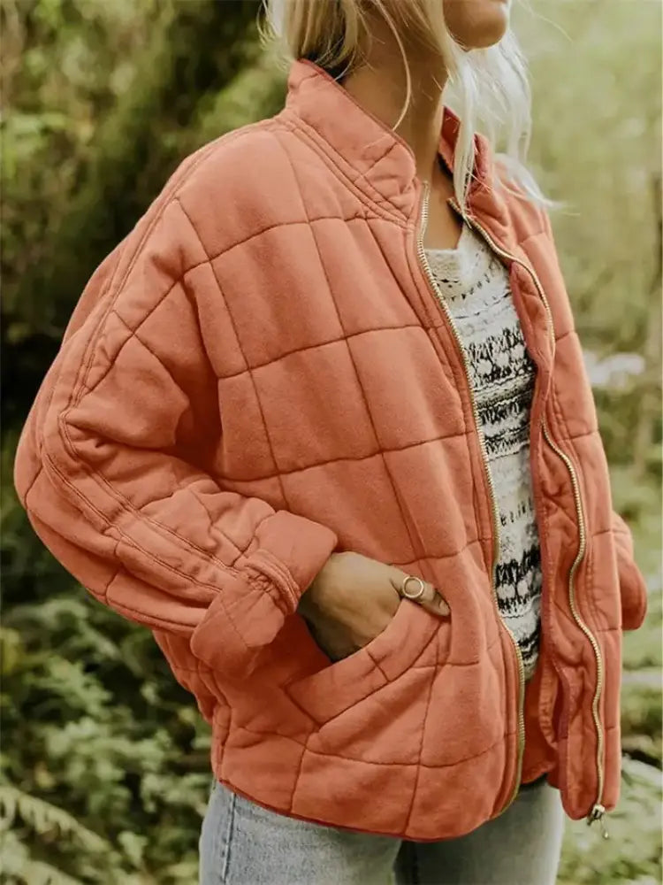 Midnight Quilted Oversized Jacket Jasmine's Boutique Australia