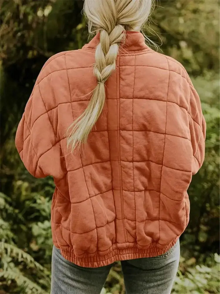 Midnight Quilted Oversized Jacket Jasmine's Boutique Australia