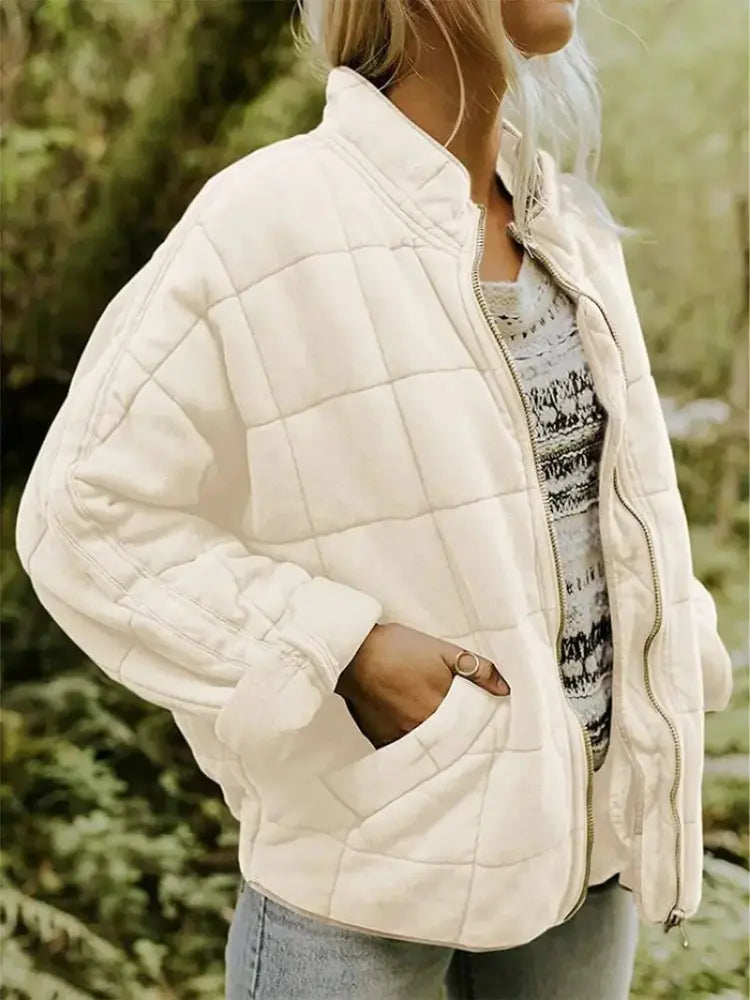 Midnight Quilted Oversized Jacket Jasmine's Boutique Australia