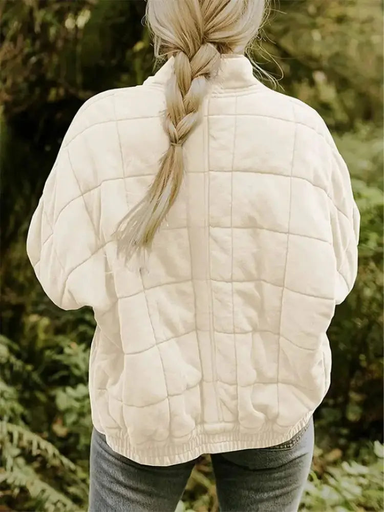 Midnight Quilted Oversized Jacket Jasmine's Boutique Australia