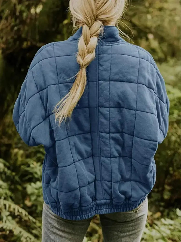 Midnight Quilted Oversized Jacket Jasmine's Boutique Australia