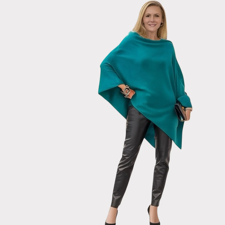 Sapphire Flow Poncho Jasmine's Boutique Australia