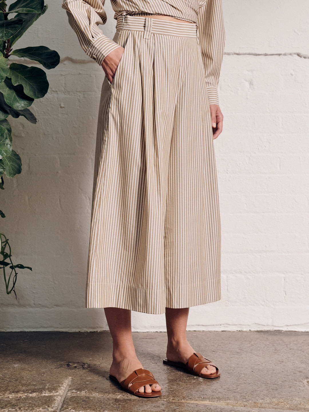 Isla Wide Palazzo Pant  Liora Lane Boutique Trousers