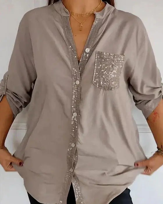 Teal Spark Luxe Shirt Jasmine's Boutique Australia