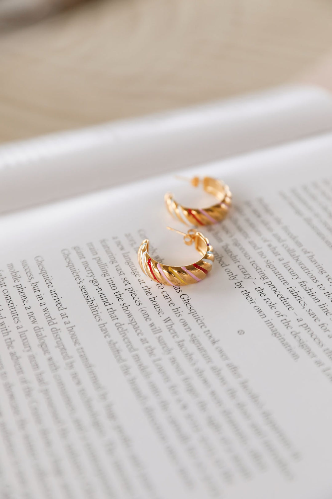 Earrings Dreams Liquorice 18 Karat Jasmine's Boutique Australia