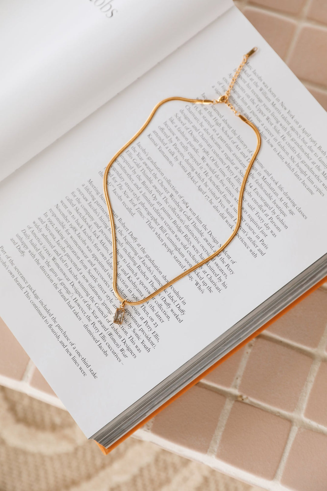 18 Karat Gold-Plated Engravings of Mine Necklace Jasmine's Boutique Australia