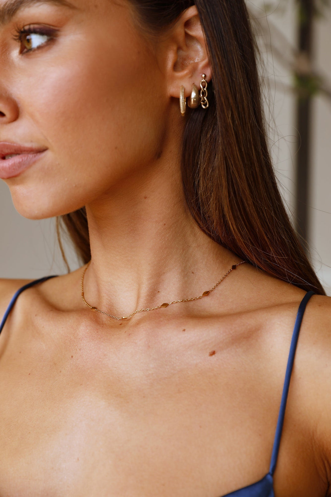 Cascading Life 18 Karat Gold-Plated Necklace Jasmine's Boutique Australia