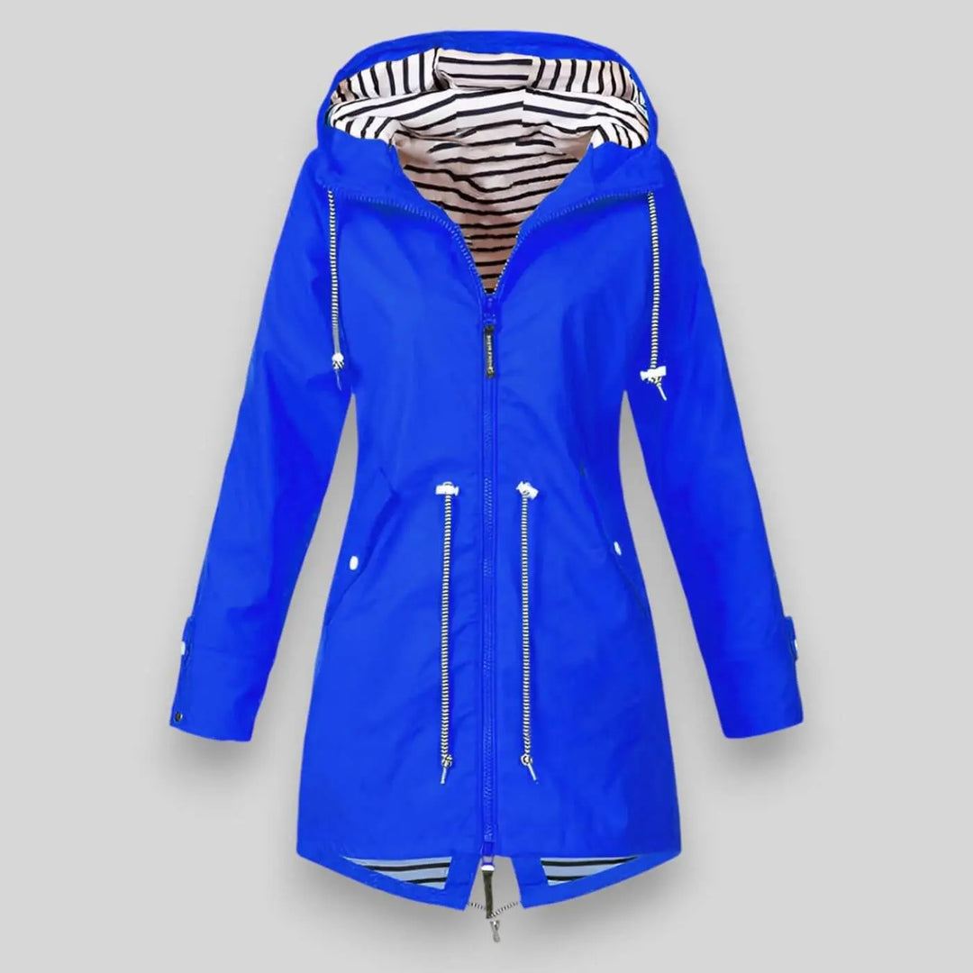 Mariner Stripe-Lined Rain Parka Jasmine's Boutique Australia