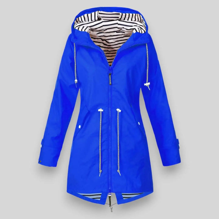 Mariner Stripe-Lined Rain Parka Jasmine's Boutique Australia
