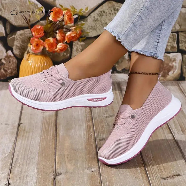 Light Grey Slip-On Comfort Sneakers Jasmine's Boutique Australia