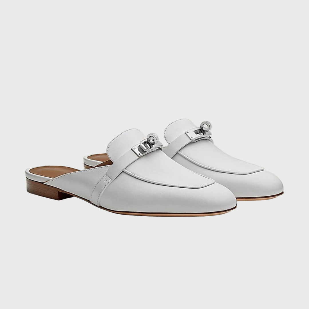 White Slip-On Loafers Jasmine's Boutique Australia