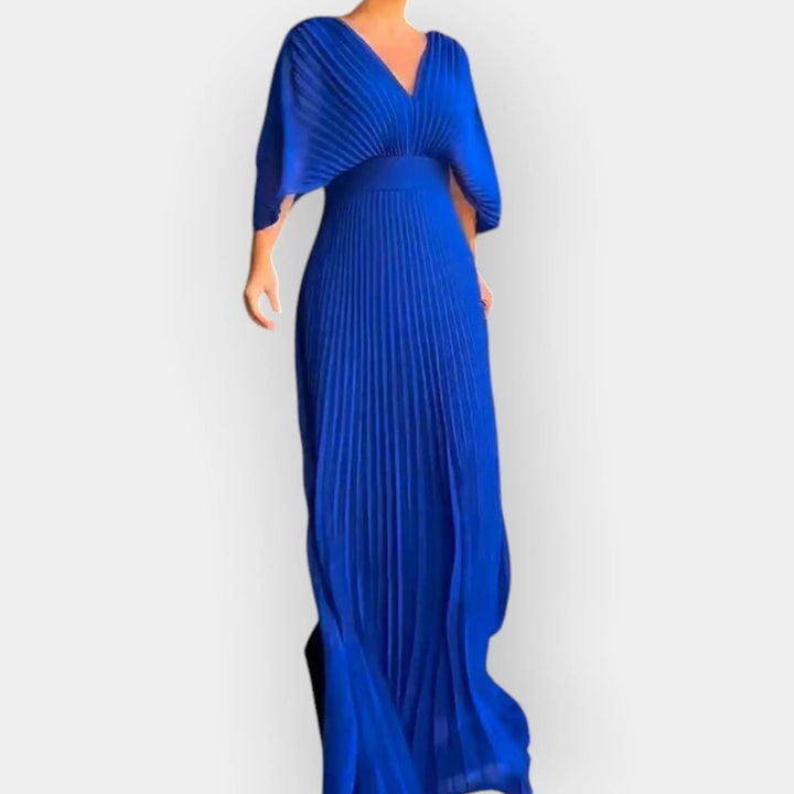 Elegant Pleated Dress with Stylish Line Jasmine's Boutique Australia