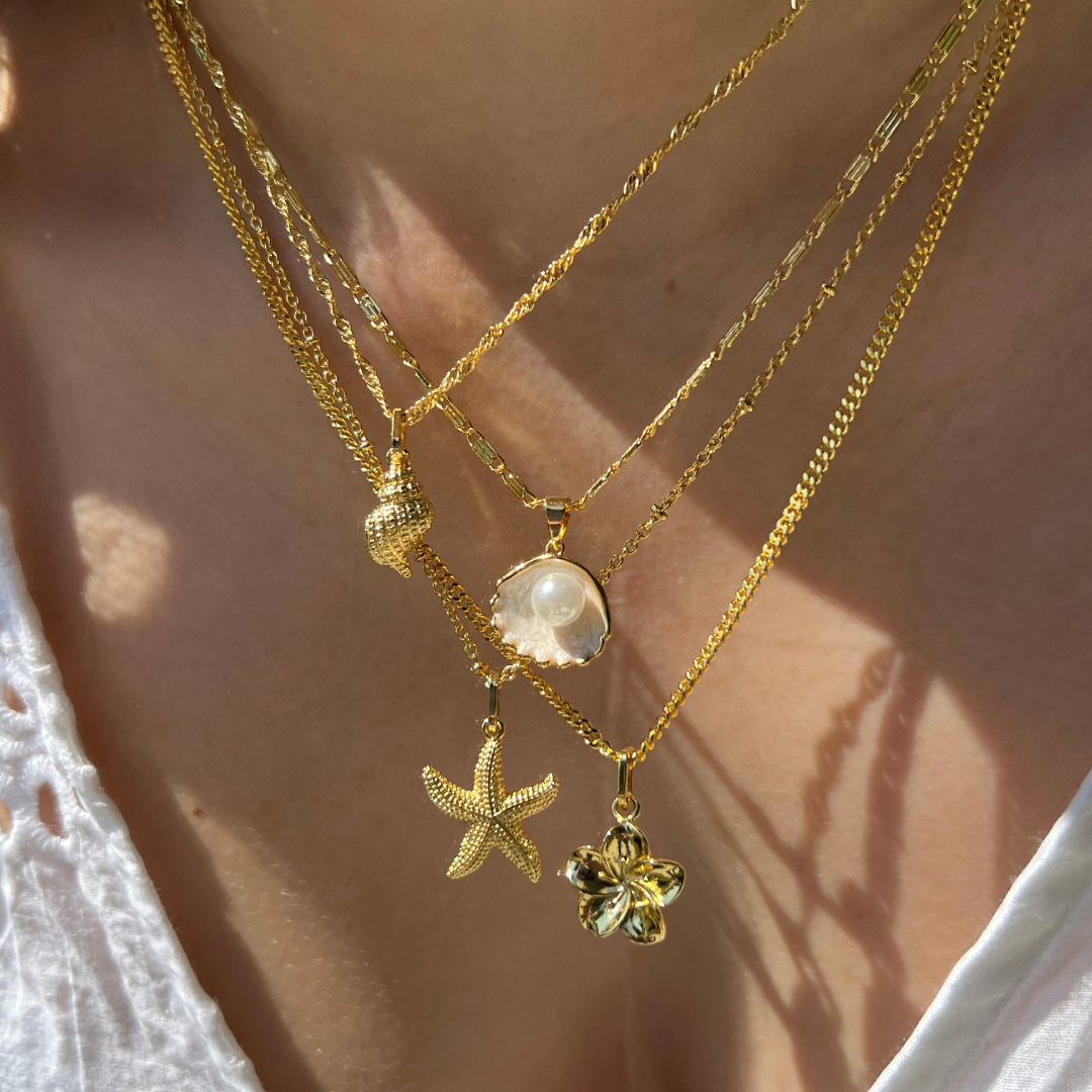 Shell Design Necklace Jasmine's Boutique Australia