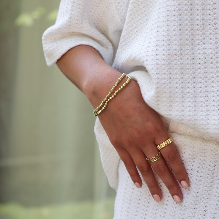 Mykonos Gold Bracelet Jasmine's Boutique Australia
